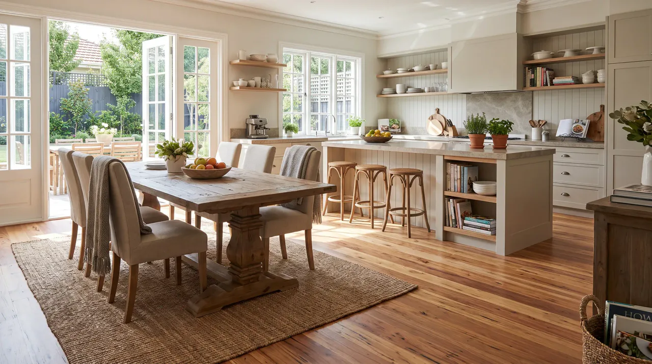 Blackbutt Rustic Eucalypt lifestyle render