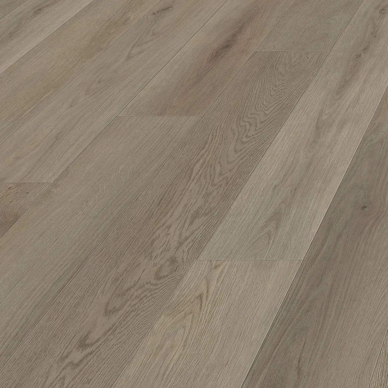 Angled view of a Lumina collection swatch showing Twilight, a 9mm hybrid with matte embossed timber-look surface.